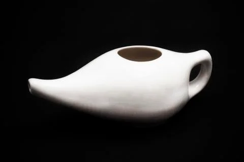 Ceramic neti pot Stock Photos