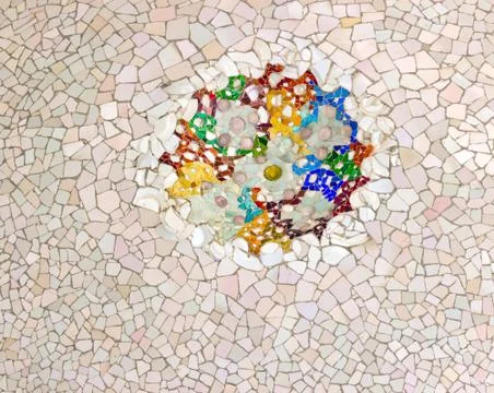 Ceramic ornate ceiling Stock-Fotos