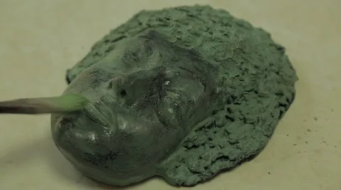 Ceramic Paint Stock Footage 41998477