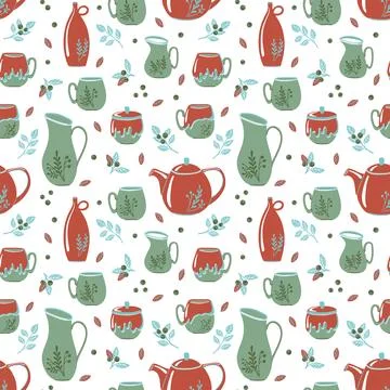 Ceramic pattern Stock Illustration