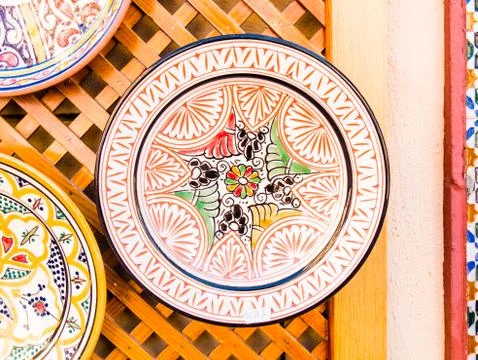 Ceramic plate Stock Photos