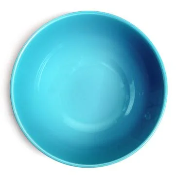 Ceramic plate on white background Stock Photos