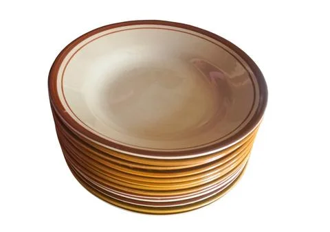 The ceramic plates Stock Photos