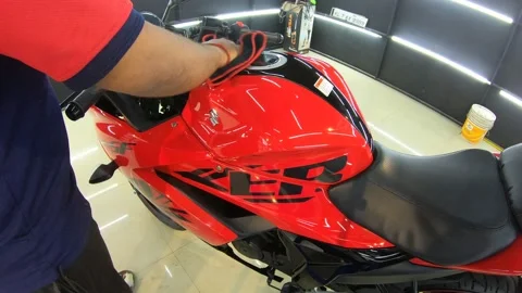 Ceramic polishing bike Stock Footage 161041283
