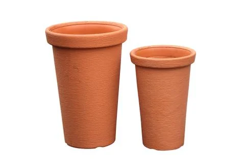 Ceramic pot for plants Stock Photos