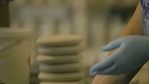 Ceramic production 스톡 동영상 73191172