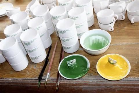 Ceramic products Stock Photos