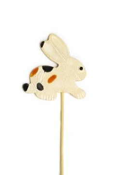Ceramic rabbit. Stock Photos
