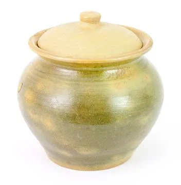 Ceramic rural pot Stock Photos