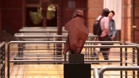 Ceramic sculpture Stock Footage 77101159