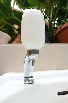 Ceramic sink Stock Photos