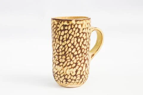 Ceramic stoneware jug with background Stock Photos