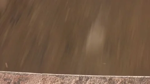 Ceramic tableware production. Sifting clay. Stock Footage 166462979