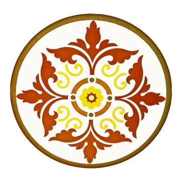 The ceramic texture Stock Illustration