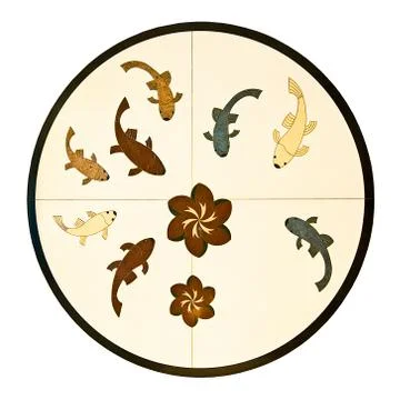 The ceramic texture Stock Illustration