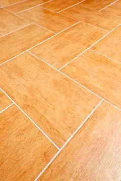 Ceramic tile floor Stock Photos