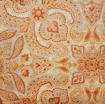 Ceramic tile with floral pattern for wall and floor decor. Concrete stone Stock Photos