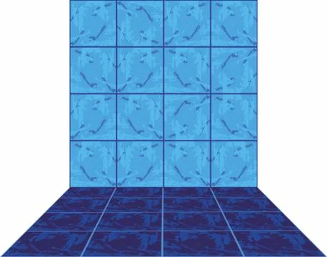 Ceramic tile Stock Illustration