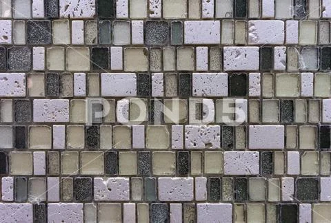Ceramic tile mosaic. Background and texture tile mosaic. Stock Photos