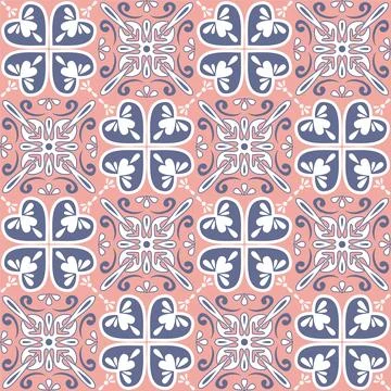 Ceramic tile mosaic, design wall decoration in Arabic Moroccan style, vecto.. Illustrazione stock