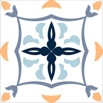 CERAMIC TILE MOTIF Stock Illustration