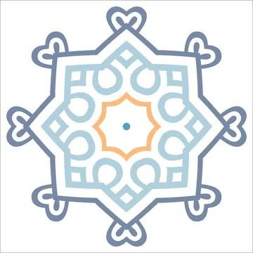 CERAMIC TILE MOTIF Stock Illustration