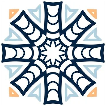 CERAMIC TILE MOTIF Stock Illustration