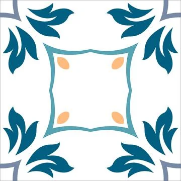 CERAMIC TILE MOTIF Stock Illustration