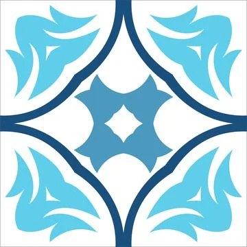 CERAMIC TILE MOTIF Stock Illustration