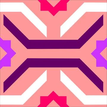 CERAMIC TILE MOTIF Stock Illustration