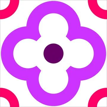 CERAMIC TILE MOTIF Illustrazione stock