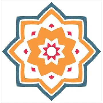 CERAMIC TILE MOTIF Stock Illustration