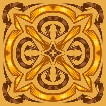 Ceramic tile pattern. Wall or floor texture. Absrtract decorative porcelain 스톡 일러스트