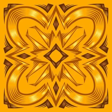 Ceramic tile pattern. Wall or floor texture. Absrtract decorative porcelain Stock Illustration