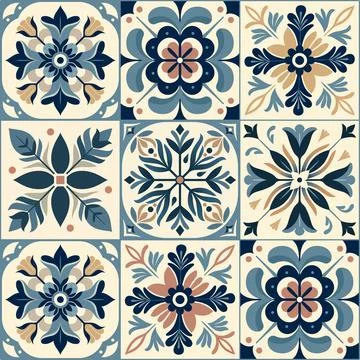 Ceramic tile pattern2 Stock-Illustration