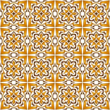 Ceramic tile seamless pattern. Wall or floor texture. Absrtract decorative Stock Illustration