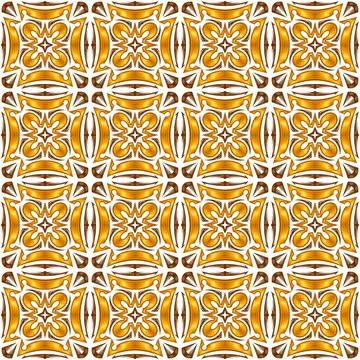 Ceramic tile seamless pattern. Wall or floor texture. Absrtract decorative Stock Illustration