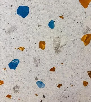 Ceramic tile with some blue and yellow details Stock Photos