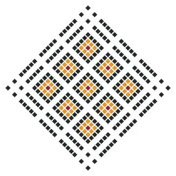 Ceramic tile with square design, Porcelain background design. home decor wall Stock Illustration