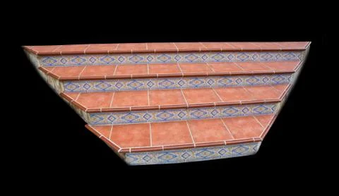Ceramic tile staircase Stock Photos