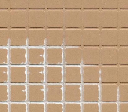 Ceramic tile texture with relief pattern, high resolution scanned, for 3D tex Stock Photos