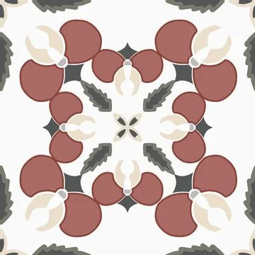 Ceramic tile in turkish style. Seamless colorful patchwork from Azulejo tile Illustrazione stock