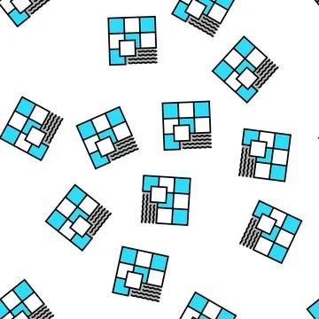 Ceramic tile vector seamless pattern Stock Illustration