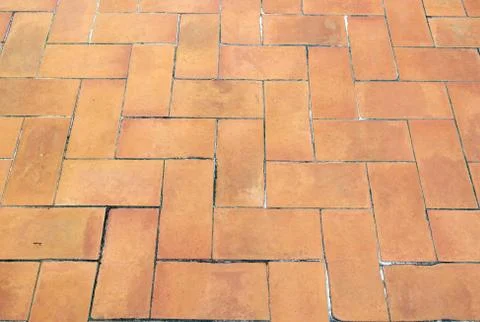 Ceramic tiled floor Stock Photos