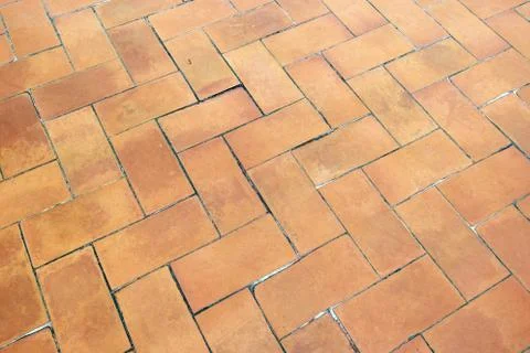 Ceramic tiled floor Stock Photos