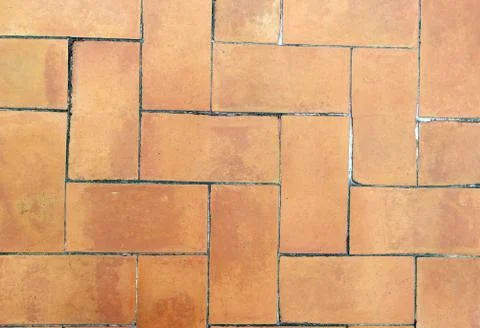 Ceramic tiled floor Stock Photos