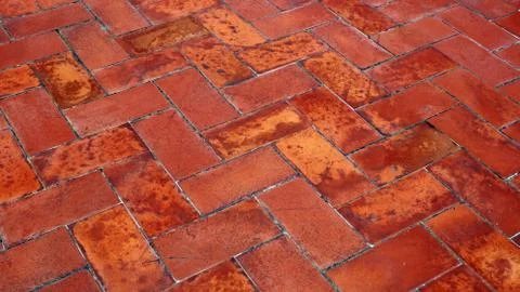 Ceramic tiled floor Stock Photos