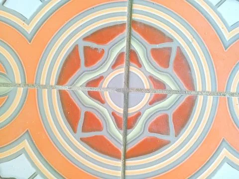 Ceramic tiles on the floor Stock Photos