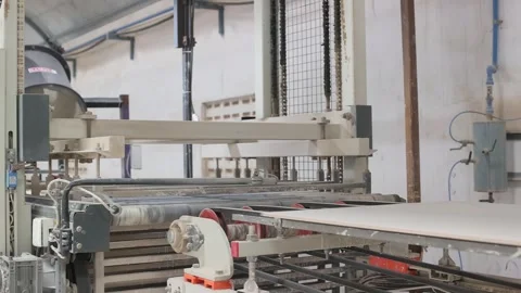 Ceramic tiles have complicated the pressure proses, industrial 5.0 Stock Footage 296313458