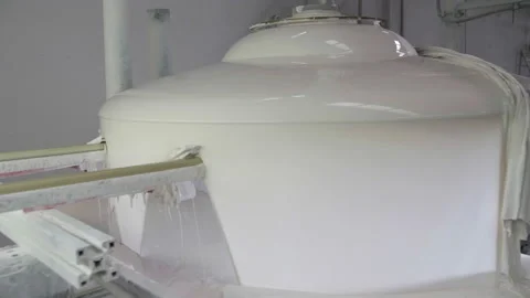 Ceramic Tiles Moving to Painting Process Slow Motion Stock-Footage 167136764